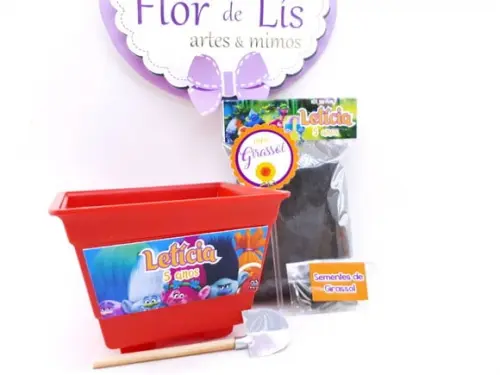 Kit Jardim Lembrancinha Trolls