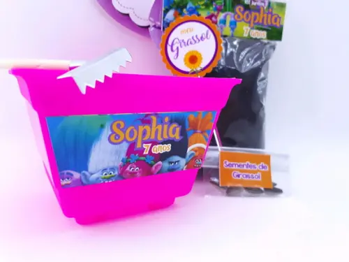 Kit Jardim Lembrancinha Trolls