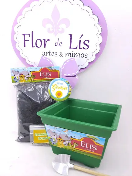 Kit Jardim Plantação Guarda do Leão