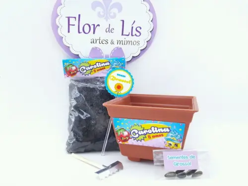Kit Jardim Plantação Shopkins