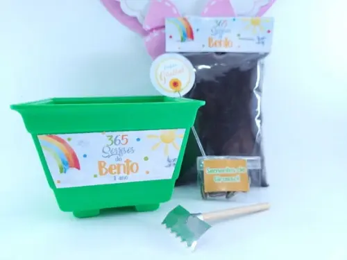 Kit Jardinagem 365 Sorrisos Primeira Volta ao Sol