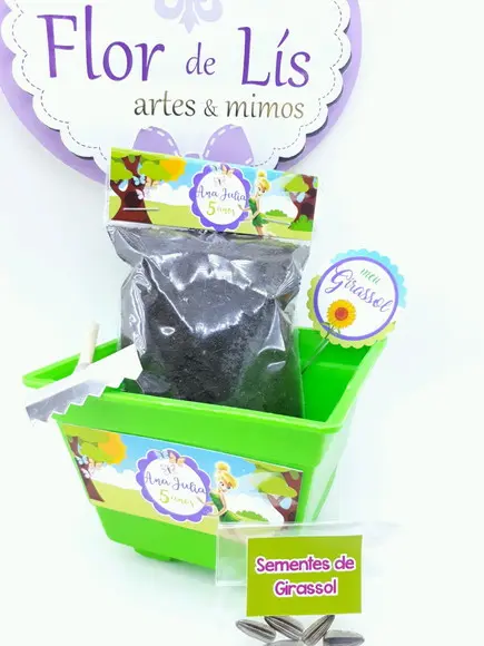 Kit Jardim Plantação Tinker Bell Sininho