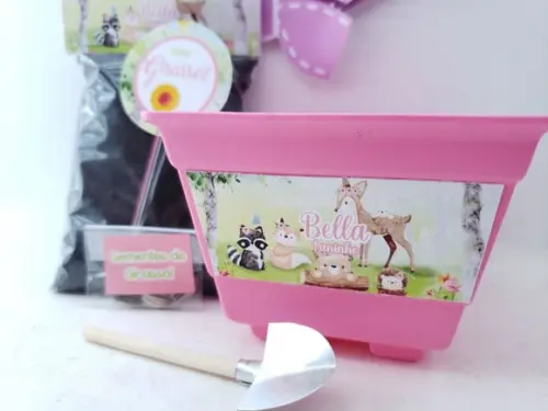 Kit Jardinagem Bosque Encantado Menina Plantação