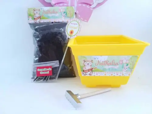 Kit Jardinagem Bosque Encantado Menina Plantio