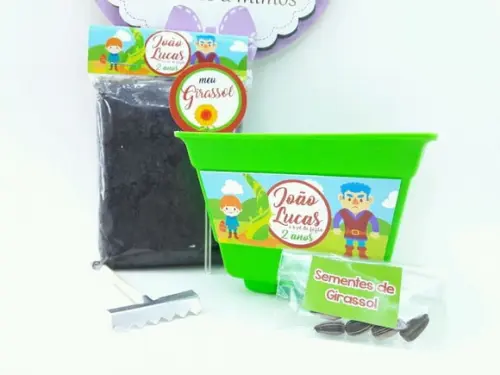 Kit Jardinagem do Conto João e o Pé de Feijão Livro História
