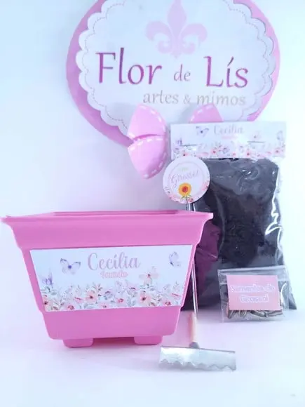 Kit Jardinagem Floral Jardim Encantado das Borboletas