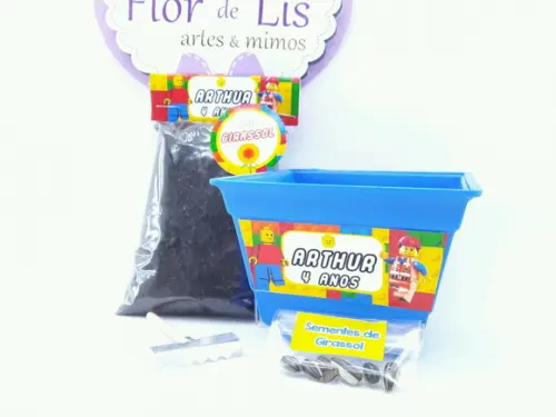 Kit Jardinagem Lego Personalizado