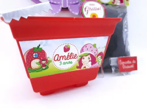 Kit Jardinagem Lembrancinha Moranguinho