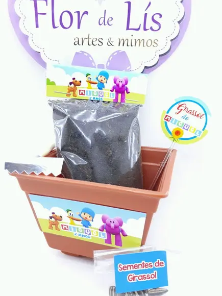 Kit Jardinagem Lembrancinha Pocoyo