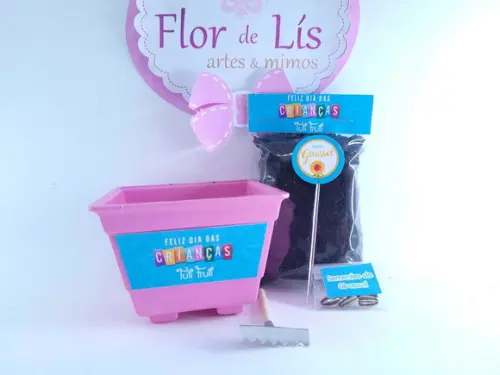 Kit Jardinagem Plantação Brinde Dia das Crianças Empresa