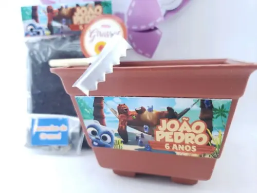 Kit Jardinagem Plantação Grizzy And Lemmings Ecológico