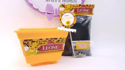 Kit Jardinagem Plantio o Rei Leão