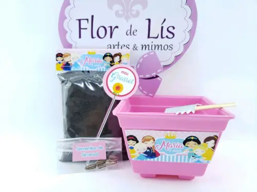 Kit Jardinagem Princesas Cute