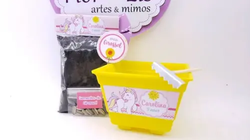Kit Jardinagem Unicórnio Plantação