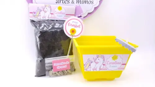Kit Jardinagem Unicórnio Plantação