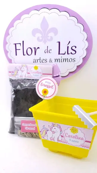 Kit Jardinagem Unicórnio Plantação