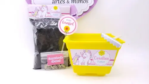 Kit Jardinagem Unicórnio Plantação