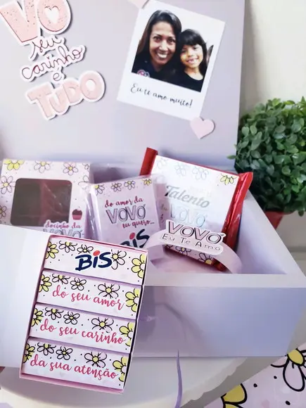 Kit Personalizado com Caixa Dia dos Avós Doces