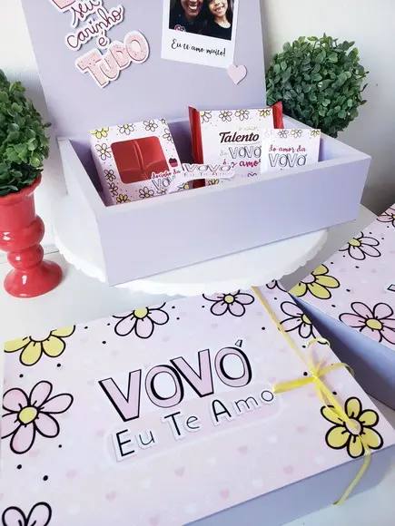 Kit Personalizado com Caixa Dia dos Avós Doces
