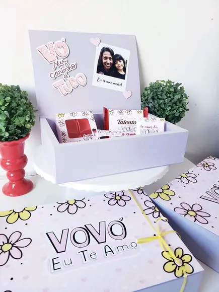 Kit Personalizado com Caixa Dia dos Avós Doces