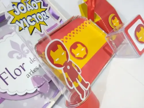 Kit Personalizados Homem de Ferro