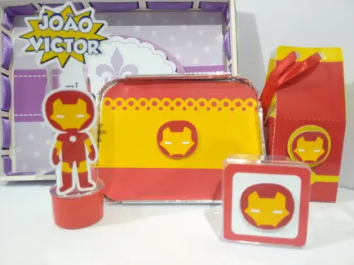 Kit Personalizados Homem de Ferro