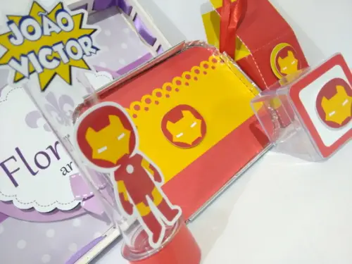 Kit Personalizados Homem de Ferro