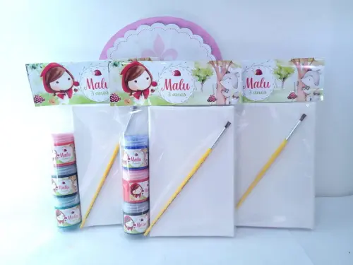 Kit Pintura Chapeuzinho Vermelho Aquarela