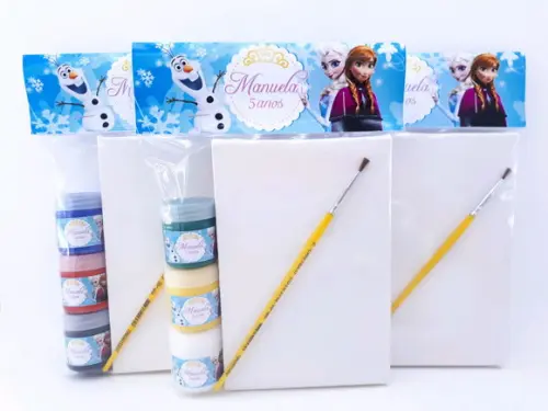 Kit Pintura Frozen Gelo Lembrancinha