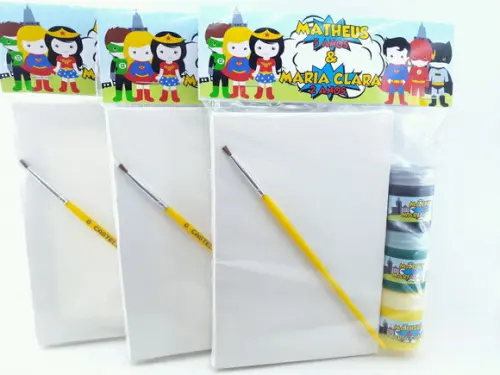 Kit Pintura Lembrancinha Heróis