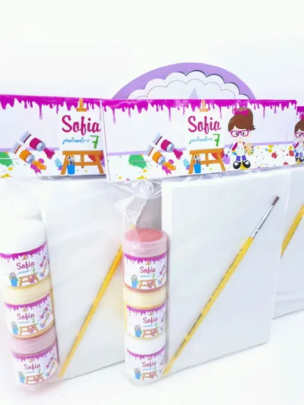 Kit Pintura Pintando o Sete Tela 10x15