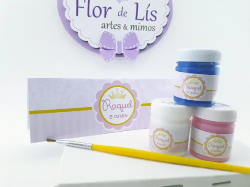 Kit Pintura Princesa Realeza Tela