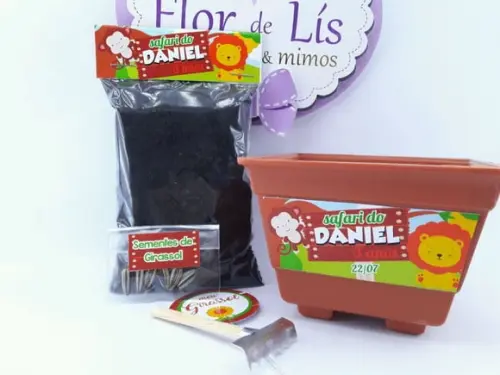 Kit Plantação Animais Festa Safari