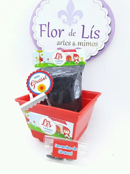 Kit Plantação Chapeuzinho Vermelho