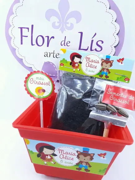 Kit Plantação Chapeuzinho Vermelho