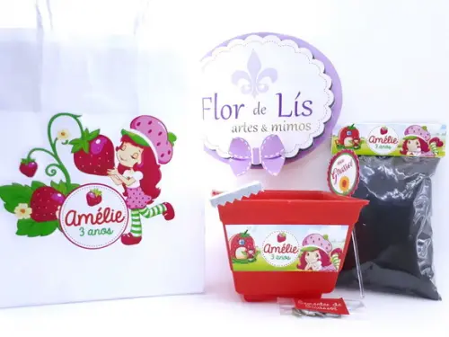 Kit Plantação com Sacola Moranguinho