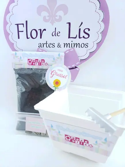Kit Plantação Dia das Crianças Educativo Brinde Empresa