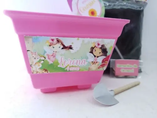 Kit Plantação Ecológico Jardim das Fadas Aquarela