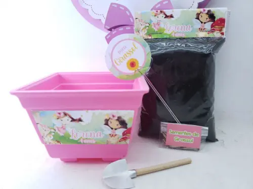 Kit Plantação Ecológico Jardim das Fadas Aquarela