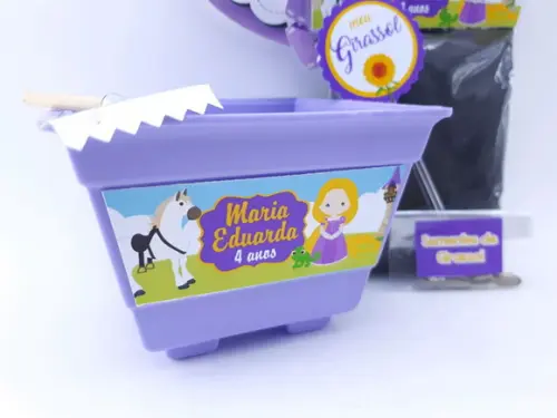 Kit Plantação Ecológico Rapunzel Enrolados