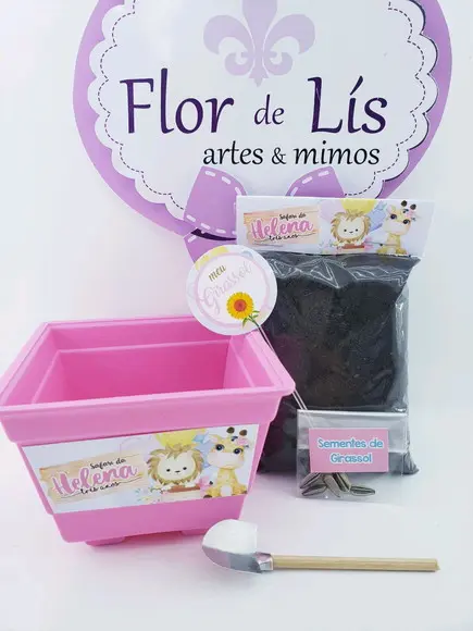 Kit Plantação Ecológico Safari Aquarela