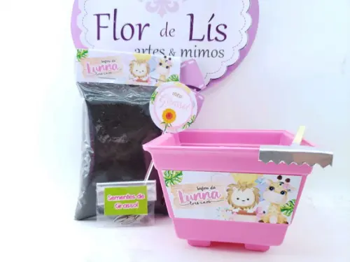 Kit Plantação Ecológico Safari Aquarela