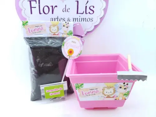 Kit Plantação Ecológico Safari Aquarela