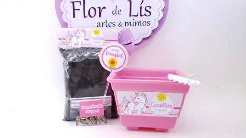 Kit Plantação Ecológico Unicórnio Jardim
