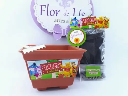 Kit Plantação Ecológico Ursinho Pooh