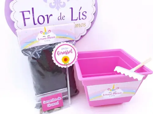 Kit Plantação Ecológico Unicórnio Jardim