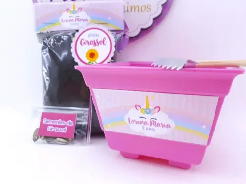 Kit Plantação Ecológico Unicórnio Jardim