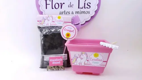 Kit Plantação Ecológico Unicórnio Jardim