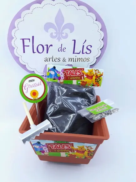 Kit Plantação Ecológico Ursinho Pooh