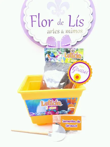 Kit Plantação Educativo Trolls